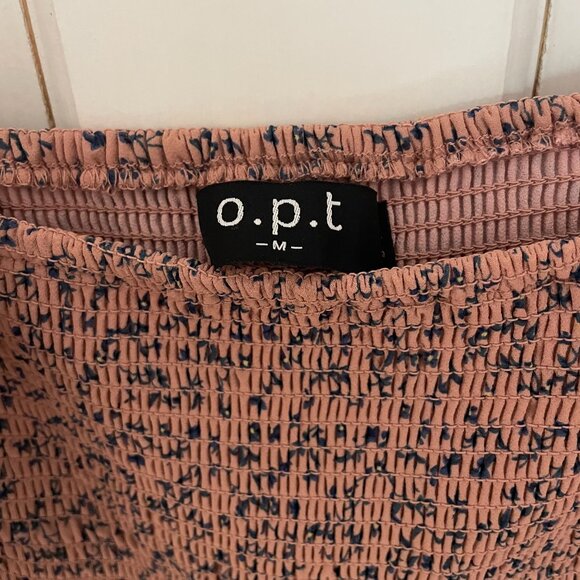 o.p.t Classic Smocked Maxi Dress - Picture 3 of 5